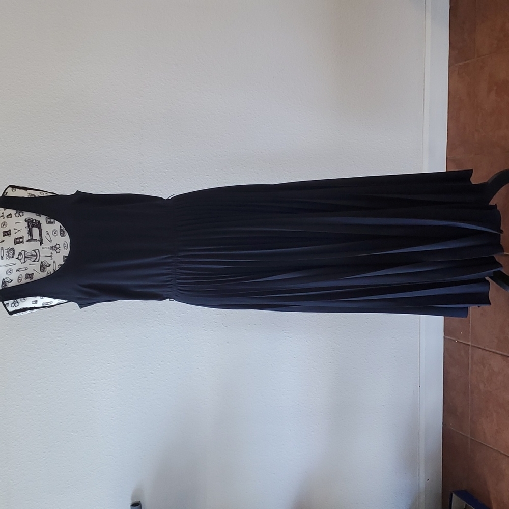 Michael Kors Pleated Maxi Tank Dress